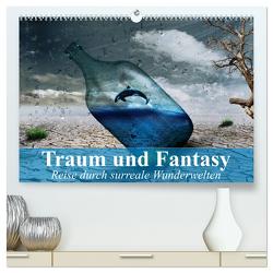 Traum und Fantasy. Reise durch surreale Wunderwelten (hochwertiger Premium Wandkalender 2024 DIN A2 quer), Kunstdruck in Hochglanz von Stanzer,  Elisabeth