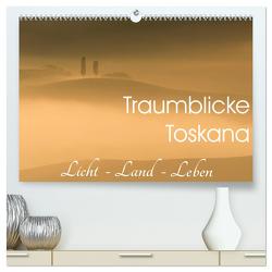 Traumblicke Toskana – Licht, Land, Leben (hochwertiger Premium Wandkalender 2024 DIN A2 quer), Kunstdruck in Hochglanz von van der Wiel www.kalender-atelier.de,  Irma