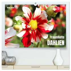 Traumhafte Dahlien (hochwertiger Premium Wandkalender 2024 DIN A2 quer), Kunstdruck in Hochglanz von Kruse,  Gisela