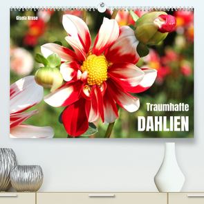 Traumhafte Dahlien (Premium, hochwertiger DIN A2 Wandkalender 2022, Kunstdruck in Hochglanz) von Kruse,  Gisela