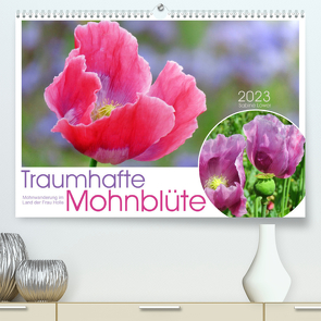 Traumhafte Mohnblüte (Premium, hochwertiger DIN A2 Wandkalender 2023, Kunstdruck in Hochglanz) von Löwer,  Sabine