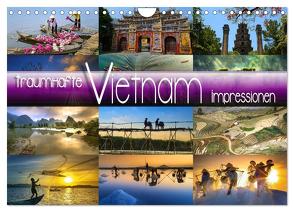 Traumhafte Vietnam Impressionen (Wandkalender 2024 DIN A4 quer), CALVENDO Monatskalender von Utz,  Renate