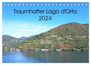 Traumhafter Lago d’Orta (Tischkalender 2024 DIN A5 quer), CALVENDO Monatskalender von Konkel,  Christine