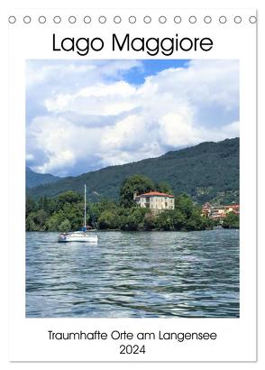 Traumhafter Lago Maggiore (Tischkalender 2024 DIN A5 hoch), CALVENDO Monatskalender von Konkel,  Christine