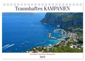 Traumhaftes KAMPANIEN, eine Reise vom Vesuv bis Sorrent (Tischkalender 2024 DIN A5 quer), CALVENDO Monatskalender von Senff,  Ulrich