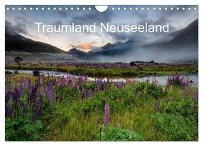 Traumland Neuseeland (Wandkalender 2024 DIN A4 quer), CALVENDO Monatskalender von Alicke,  Björn