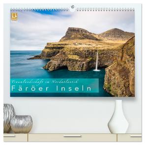 Traumlandschaft im Nordatlantik. Färöer Inseln (hochwertiger Premium Wandkalender 2024 DIN A2 quer), Kunstdruck in Hochglanz von Feiner,  Denis