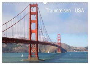 Traumreisen USA (Wandkalender 2024 DIN A3 quer), CALVENDO Monatskalender von YOUR EYES by FM,  BEYOND