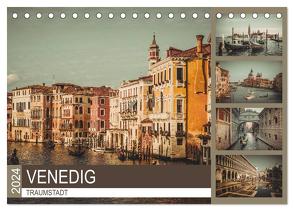 Traumstadt Venedig (Tischkalender 2024 DIN A5 quer), CALVENDO Monatskalender von Meutzner,  Dirk