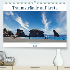 Traumstrände auf Kreta (Premium, hochwertiger DIN A2 Wandkalender 2024, Kunstdruck in Hochglanz) von Kleemann,  Claudia