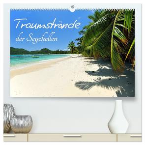 Traumstrände der Seychellen (hochwertiger Premium Wandkalender 2024 DIN A2 quer), Kunstdruck in Hochglanz von Feuerer,  Jürgen