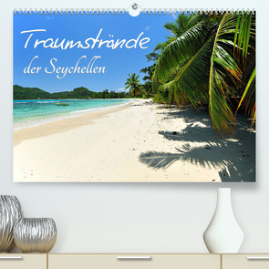 Traumstrände der Seychellen (Premium, hochwertiger DIN A2 Wandkalender 2023, Kunstdruck in Hochglanz) von Feuerer,  Jürgen