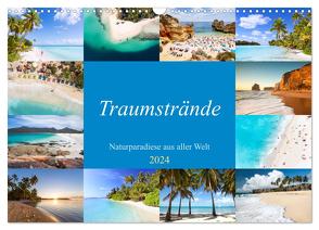 Traumstrände – Naturparadiese aus aller Welt (Wandkalender 2024 DIN A3 quer), CALVENDO Monatskalender von Colombo,  Matteo