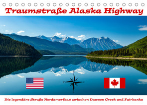 Traumstraße Alaska Highway (Tischkalender 2023 DIN A5 quer) von Brack,  Roland