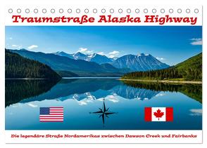 Traumstraße Alaska Highway (Tischkalender 2024 DIN A5 quer), CALVENDO Monatskalender von Brack,  Roland