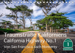 Traumstraße Kaliforniens – California Highway No.1 (Tischkalender 2022 DIN A5 quer) von Marufke,  Thomas