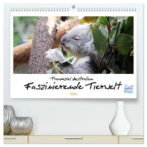 Traumziel Australien – Faszinierende Tierwelt 2024 (hochwertiger Premium Wandkalender 2024 DIN A2 quer), Kunstdruck in Hochglanz von Kinderaktionär,  Kinderaktionär