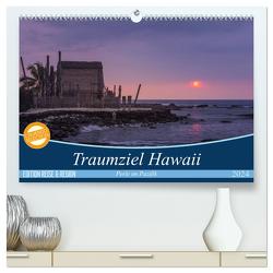 Traumziel Hawaii – Perle im Pazifik (hochwertiger Premium Wandkalender 2024 DIN A2 quer), Kunstdruck in Hochglanz von und Udo Klinkel,  Ellen