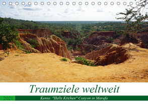 Traumziele weltweit – Kenia: „Hells Kitchen“ Canyon in Marafa (Tischkalender 2021 DIN A5 quer) von Schnoor,  Christian