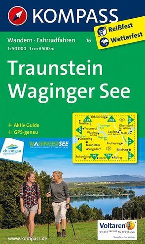 KOMPASS Wanderkarte Traunstein – Waginger See von KOMPASS-Karten GmbH