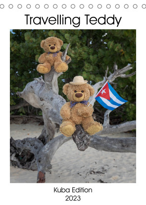 Travelling Teddy Kuba Edition 2023 (Tischkalender 2023 DIN A5 hoch) von Kneidinger C-K-Images,  Christian