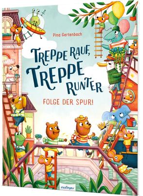 Treppe rauf, Treppe runter – Folge der Spur! von Gertenbach,  Pina