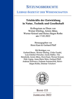 Triebkräfte der Entwicklung in Natur, Technik und Gesellschaft von Fleischer,  Lutz-Günther, Pfaff,  Gerhard