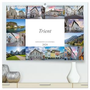 Trient Impressionen aus Südtirol (hochwertiger Premium Wandkalender 2024 DIN A2 quer), Kunstdruck in Hochglanz von Meutzner,  Dirk