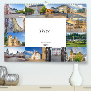 Trier Impressionen (Premium, hochwertiger DIN A2 Wandkalender 2022, Kunstdruck in Hochglanz) von Meutzner,  Dirk