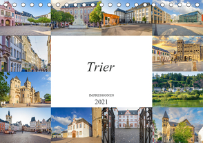 Trier Impressionen (Tischkalender 2021 DIN A5 quer) von Meutzner,  Dirk