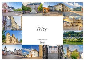 Trier Impressionen (Wandkalender 2024 DIN A3 quer), CALVENDO Monatskalender von Meutzner,  Dirk