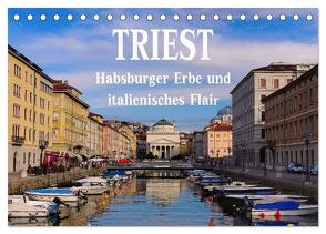 Triest – Habsburger Erbe und italienisches Flair (Tischkalender 2024 DIN A5 quer), CALVENDO Monatskalender von LianeM,  LianeM