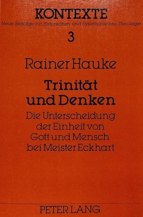 Trinität und Denken von Hauke,  Rainer