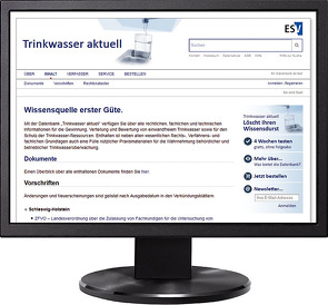 Trinkwasser aktuell – Jahresabonnement von Chorus,  Ingrid, Dieter,  Hermann H., Krueger,  Wolfgang, Mendel,  Birgit