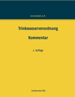 Trinkwasserverordnung von Gerhardt,  Jens