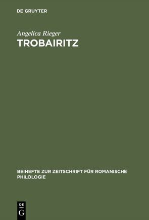 Trobairitz von Rieger,  Angelica