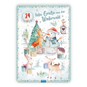 Trötsch Adventskalender mit Türchen 24 liebe Grüße aus dem Winterwald von Trötsch Verlag GmbH & Co. KG