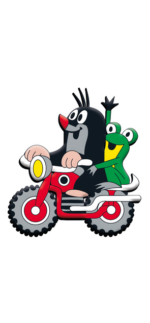 Trötsch Der kleine Maulwurf 3D-Magnet Motorrad von Trötsch Verlag