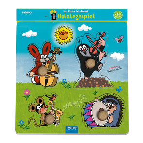 Trötsch Der kleine Maulwurf Holzlegespiel Musikanten von Trötsch Verlag