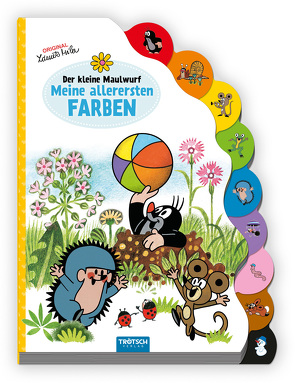 Trötsch Der kleine Maulwurf Pappenbuch mit Register Meine allerersten Farben von Trötsch Verlag