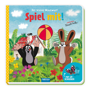 Trötsch Der kleine Maulwurf Spiel mit Pappenbuch mit Pop-up-Schiebern von Trötsch Verlag