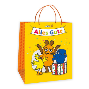 Trötsch Die Maus Alles Gute Geschenktasche groß 3D von Trötsch Verlag