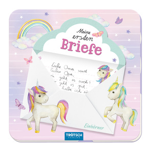 Trötsch Meine ersten Briefe Briefpapierbuch Einhorn