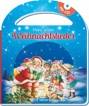 Trötsch Pappenbuch mit Henkel und CD Meine ersten Weihnachtslieder von Trötsch Verlag GmbH & Co. KG