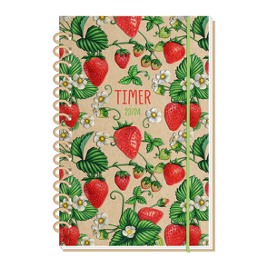 Trötsch Schülerkalender Flexi Spiralbindung Strawberry 23/24 von Trötsch Verlag GmbH & Co. KG