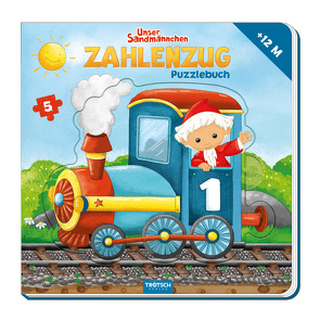 Trötsch Unser Sandmännchen Puzzlebuch Zahlenzug Puzzlebuch von Trötsch Verlag