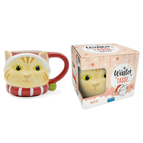 Trötsch Wintertasse Katze groß von Trötsch Verlag GmbH & Co. KG