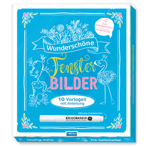 Trötsch Wunderschöne Fensterbilder mit Kreidemarker Mappe mit Vorlagen und Kreidemarker von Trötsch Verlag GmbH & Co. KG