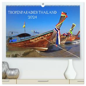 Tropenparadies Thailand 2024 (hochwertiger Premium Wandkalender 2024 DIN A2 quer), Kunstdruck in Hochglanz von J. Holzinger,  Geza