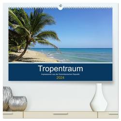 Tropentraum – Impressionen aus der Dominikanischen Republik (hochwertiger Premium Wandkalender 2024 DIN A2 quer), Kunstdruck in Hochglanz von Schnoor,  Christian